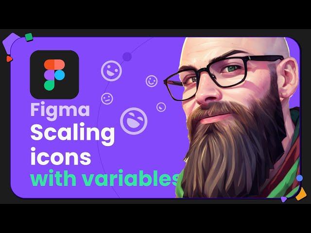 Scaling icons with variables in Figma tutorial