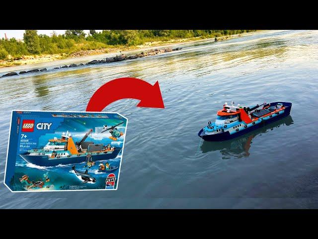 LEGO Schiff im Fluss getestet & gekentert  | Set 60368 Review!