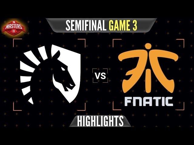 Liquid vs Fnatic (Mirage) SemiFinal iBUYPOWER Masters 2019