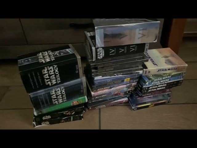 My Star Wars VHS/DVD/Blu-Ray Collection Part 1