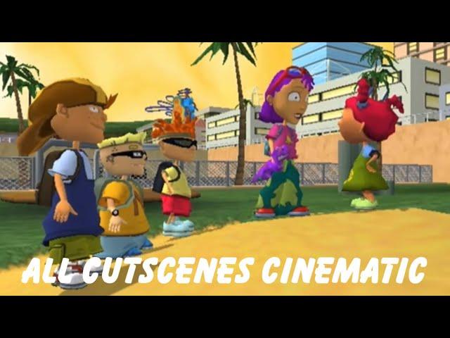 Rocket Power: Beach Bandits - All Cutscenes Cinematic | Game Movie (PS2, Gamecube)