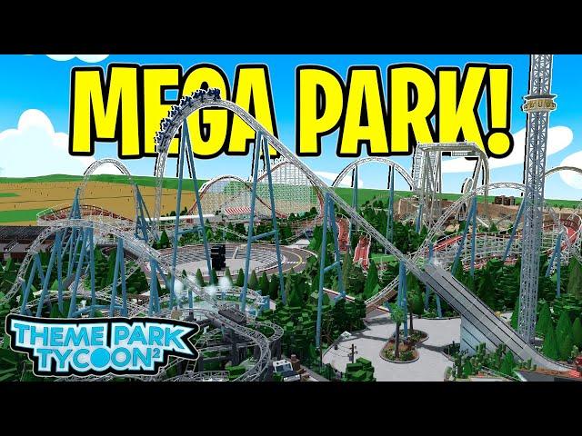 This Theme Park Tycoon 2 Mega Park Is INCREDIBLE...