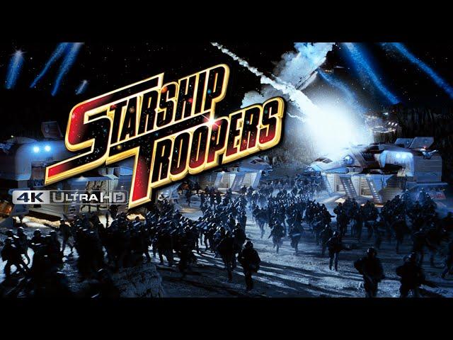 Starship Troopers 4K UHD - Klendathu Drop Full Scene| High-Def Digest