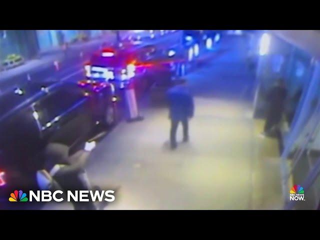 Surveillance video shows fatal shooting of UnitedHealthcare CEO