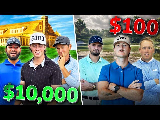 $100 vs $10,000 Golf Match