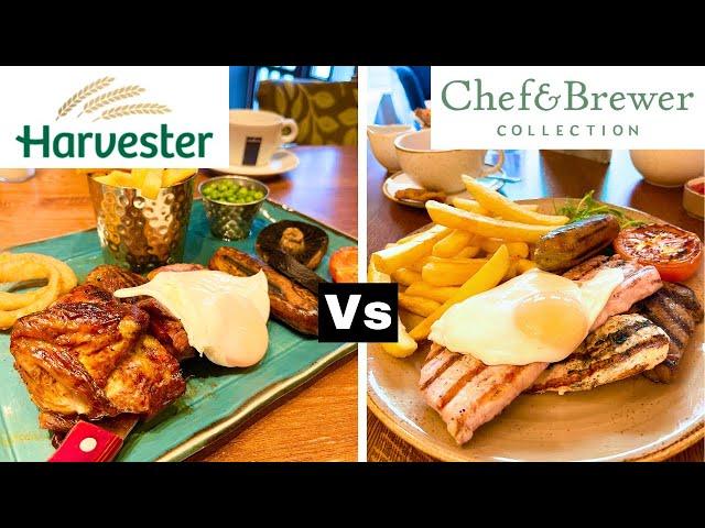 Mixed Grill - Harvester vs Chef & Brewer - Who makes it better?