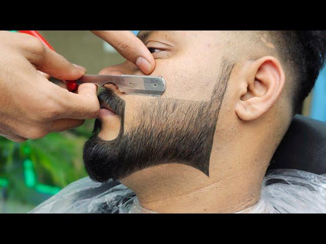 BEARD STYLES FOR MEN ! दाढ़ी बढ़ाने का सबसे आसान तरीका | Barber Beard Cut Style 2024