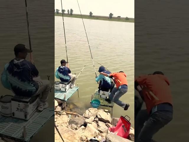 The process of sport group fishing