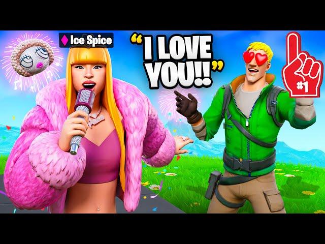 I Pretended To Be ICE SPICE In Fortnite! (Early)