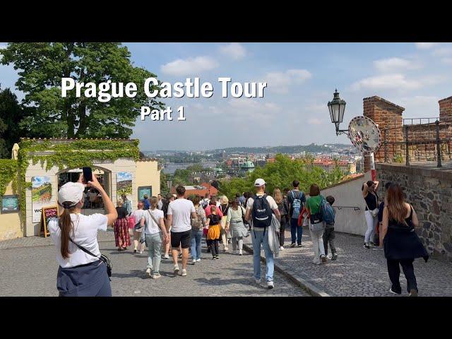 Prague Castle Tour 1: The Largest Ancient Castle In The World! Part 1 (4K)