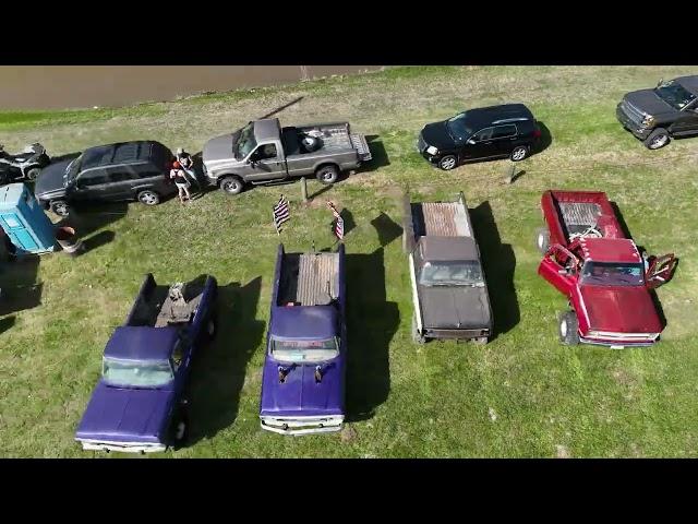 Kaufman County MudBogs Drone View