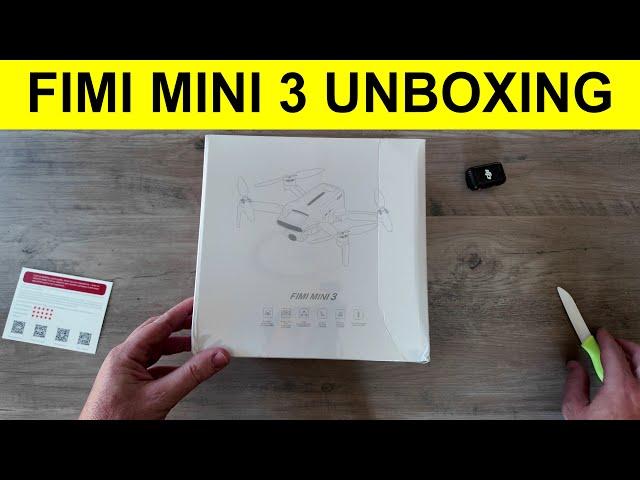 FIMI MINI 3 UNBOXING-THIS IS A FEATURE PACKED DRONE. FULL TEST FLIGHT COMING SOON