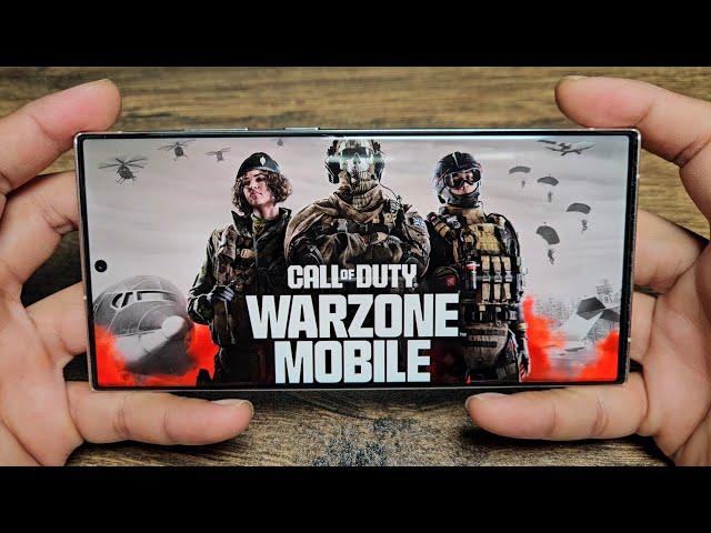 COD Warzone Mobile (High Graphics 60FPS) | Samsung Galaxy S23 Ultra