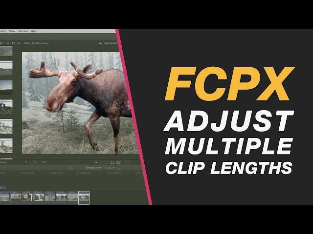 Final Cut Pro X Tutorial: Change Length of Multiple Transitions, Titles or Images Quickly & Easily