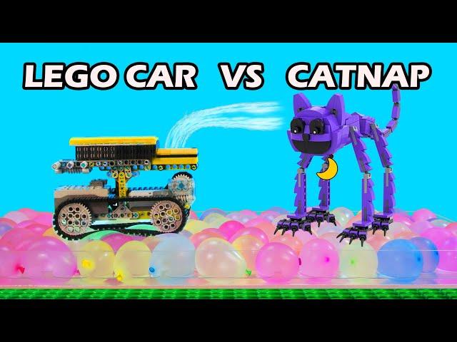 Building and Testing Lego Technic Gun Tank with Catnap Challenge