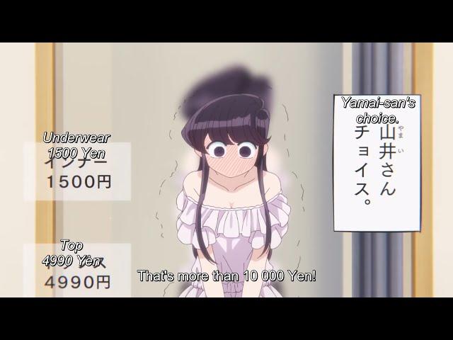 Komi San goes to buy clothes but the price is too expensive | Komi Can't Communicate