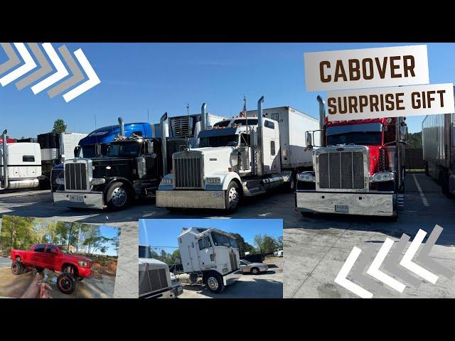 K100 CABOVER progress !! DRIVER GETS airvac Rollover accident !!   Delivered Headed home then Lake