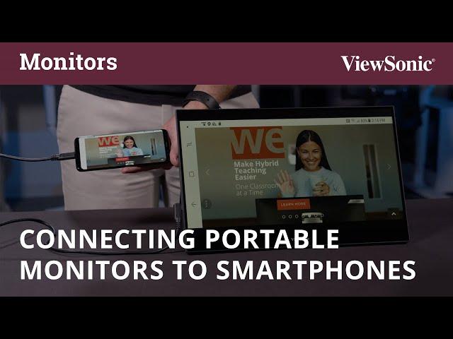 Connecting Portable Monitors to Android Smartphones