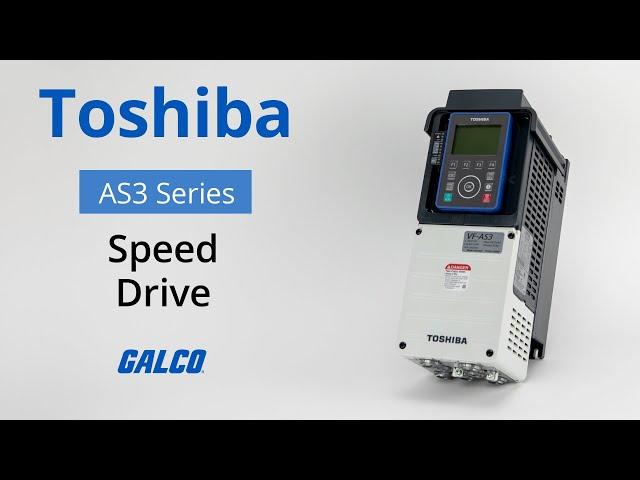 Toshiba's AS3 Series, Adjustable Speed Drive