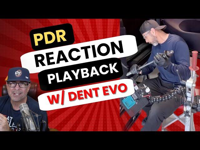 Dent Evo vs. Tesla Glue Pull Challenge: PDR Reaction Playback: