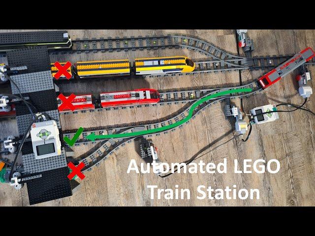 Automated LEGO Train Station | EV3