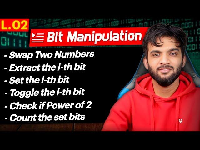 L2. Must Know Tricks in Bit Manipulation | Swap two numbers without third variable