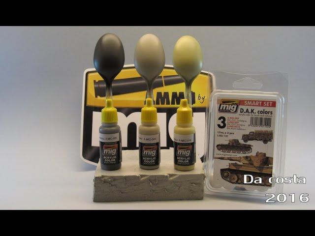 Ammo by Mig Jimenez - DAK Colors Smart Set - Review by Da Costa