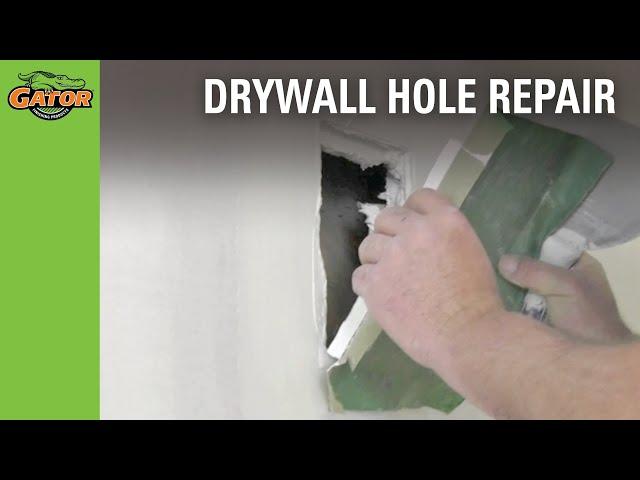 How-to Fix a Hole in the Drywall