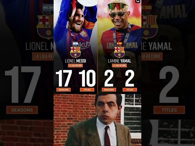  Lionel Messi' and Lamine yamal record in La Liga for FC Barcelona.#youtube #shorts #video #messi