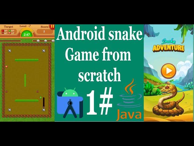 Android Studio Game Development - Create Snake Game From Scratch using Java #1