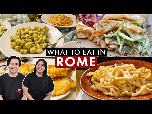 TOP 10 RESTAURANTS IN ROME | Italian Food Guide