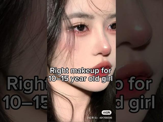 Right Makeup For 10-15 Years Old Girls #glowup #aesthetic #girl #aestheticgirl #shots #youtube