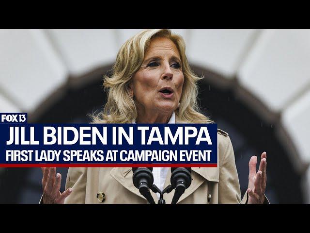 First Lady Jill Biden in Tampa