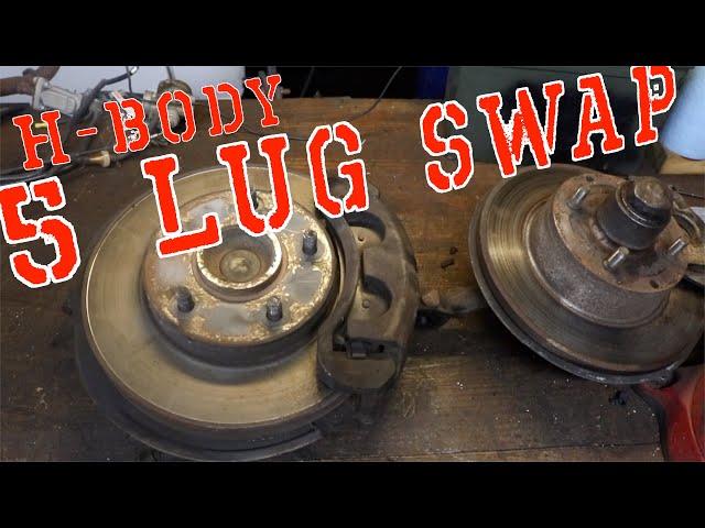 H-Body 5 Lug swap Part I | S10 Blazer Front Spindle swap | BIG disc brake upgrade | Vega EP17