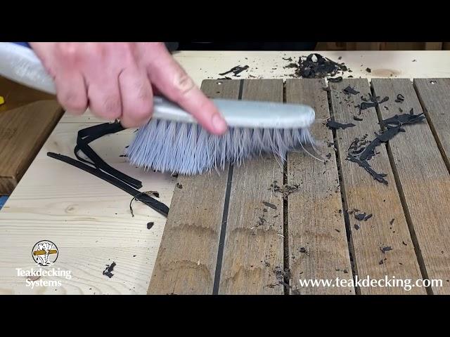 How To Properly Prepare & Re-Caulk a Teak Deck Seam Part 1