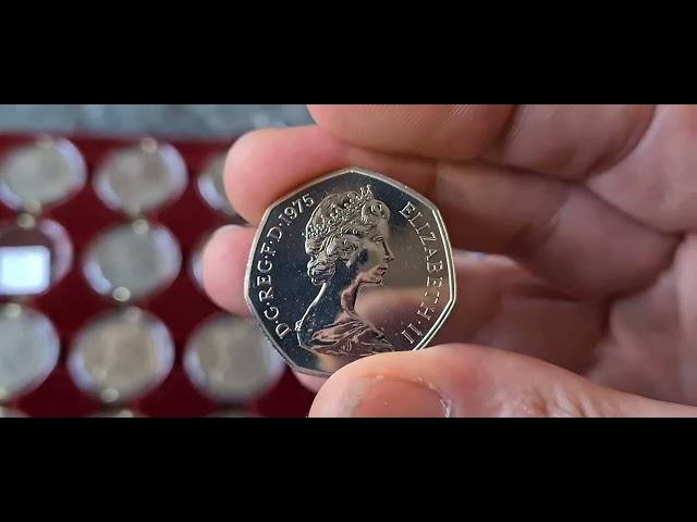 Large size UK 50p date run ‍️  ..new coin added !!  