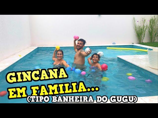 FIZEMOS UMA GINCANA EM FAMÍLIA NA PISCINA NO (VLOG DE FINAL DE SEMANA)