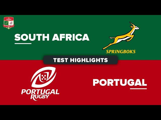 HIGHLIGHTS | SOUTH AFRICA v PORTUGAL | July Internationals 2024