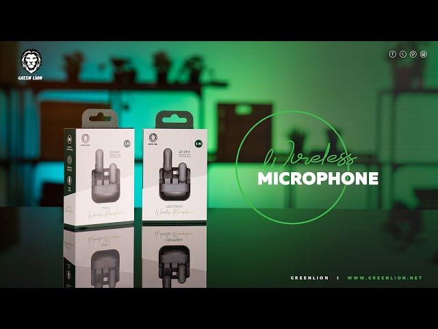 Green Lion Wireless Microphone lightning / Type-C  ( UNBOXING)