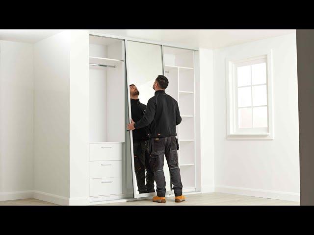 Deluxe Sliding Mirror Door Installation - Mirror Doors Direct