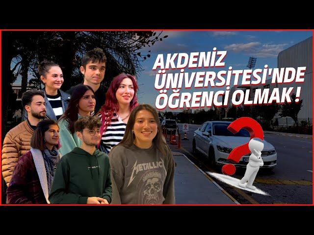 AKDENİZ ÜNİVERSİTESİ ÖĞRENCİLERİNE SORDUK |YURTLAR, SOSYAL YAŞAM,YEMEKHANE,KAMPÜS| CEVAPLI SORULAR 2