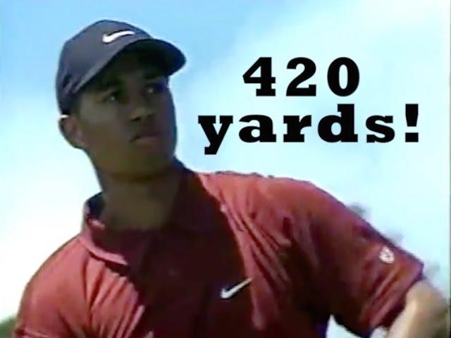 Tiger Woods Longest Drive of his career (420 yards)