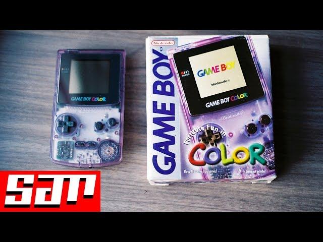 Unboxing a Game Boy Color From 1998 - S.T.E.G!