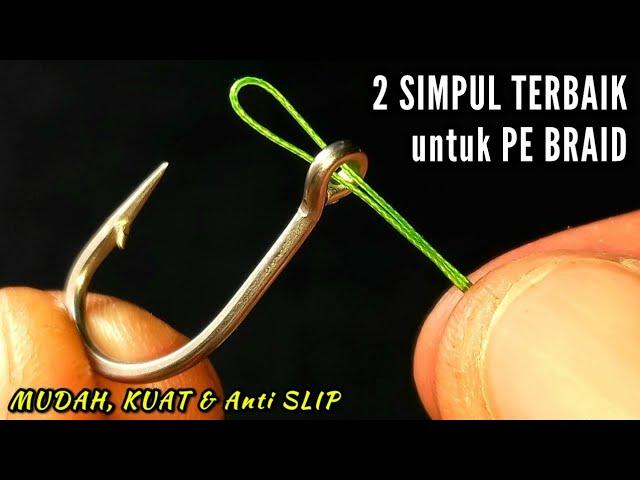 How to Tie Fishing Hook to PE Braided Line