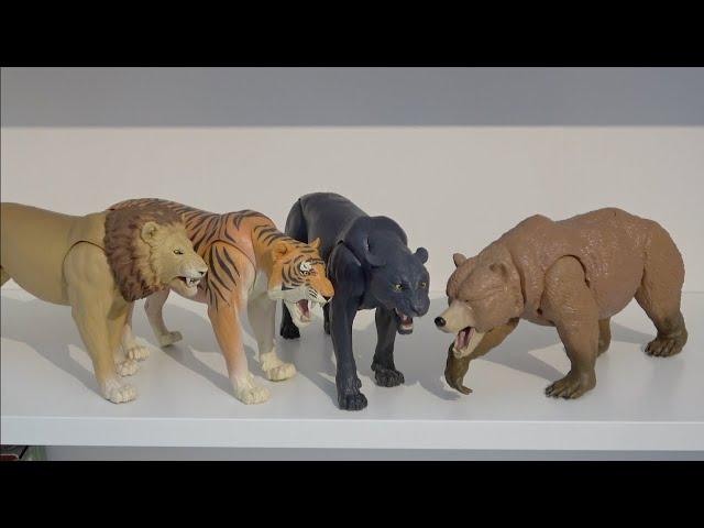 Kitwana's Toys #172: 2019 Jumanji Action Figures -  Bear, Lion, Tiger & Jaguar by Lanard Toys