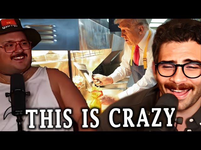 Trump Tried Working At McDonald's | Hasanabi & Stavvybaby Reacts