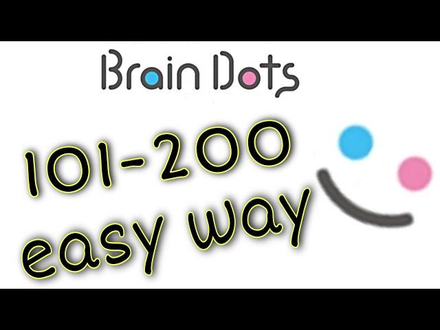 brain dots all levels solution | brain dots level 101 to 200 | brain dots