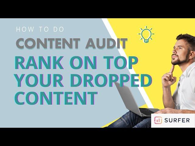 How to Rank a Page by Content Audit - SurferSEO content analysis