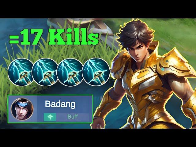 SKY PIERCER + DHS= 1HIT ON BADANG| BADANG BEST BUILD MLBB