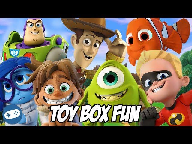 Top 10 Pixar Disney Infinity Toy Box Fun Gameplay Videos